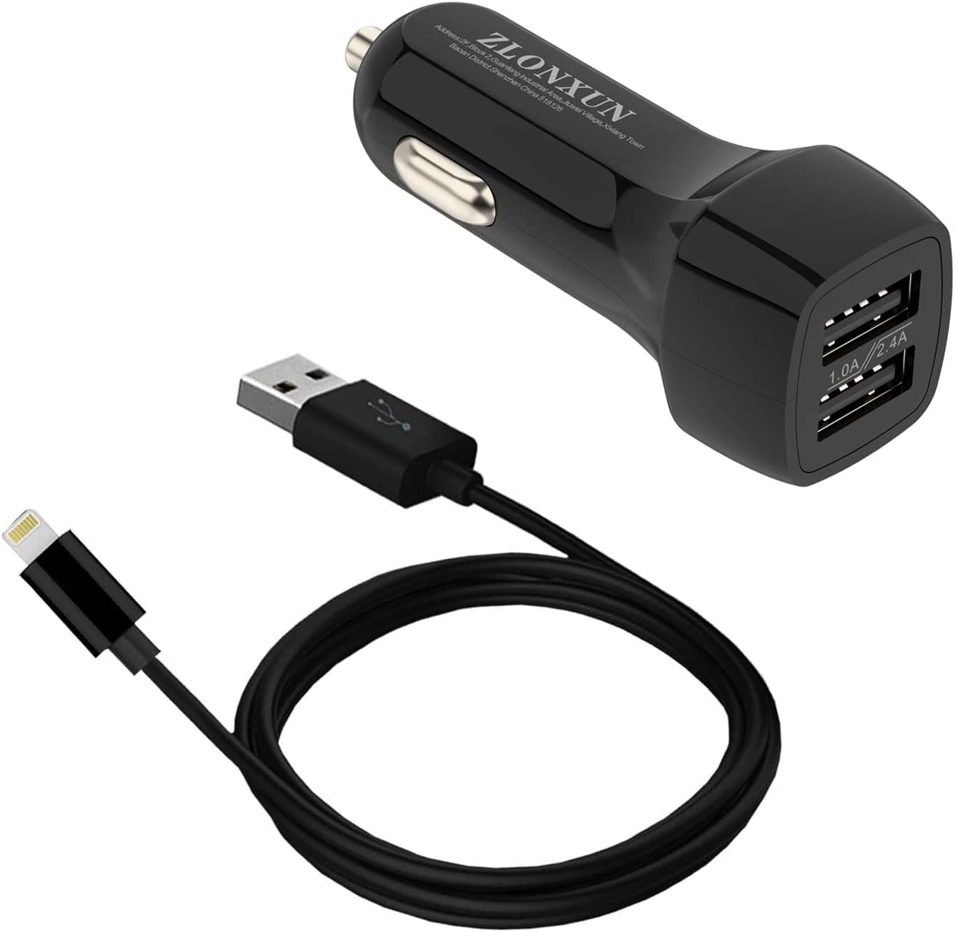 Car Charger Cable Compatible for iPhone 14 13 11 12 Pro Max XR XS 8 7 6