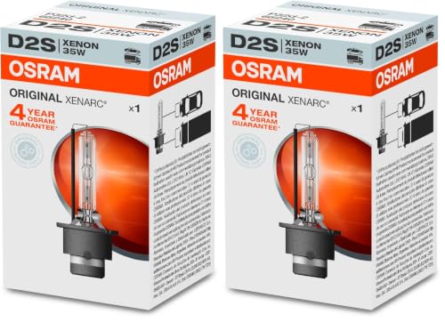 OSRAM 66240 XENARC ORIGINAL - Lámpara de xenón, D2S HID, calidad de equipamiento original OEM, 1 unidad (Paquete de 2)
