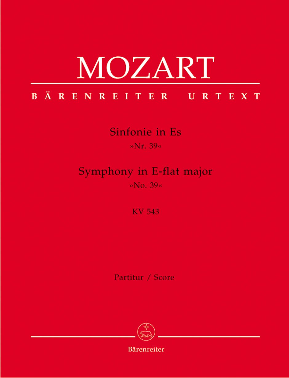 Symphony No. 39 E flat major KV 543 - Orchestra - SCORE