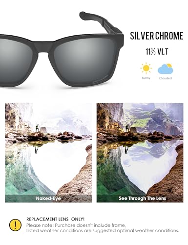 Image of BLAZERBUCK Anti-salt Polarized Replacement Lenses for Oakley Catalyst OO9272 Sunglass