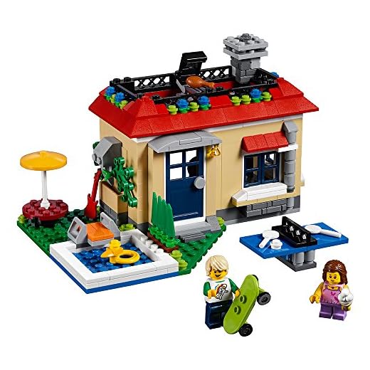 LEGO Creator Modular Poolside Holiday 31067 Building Kit (356 Piece)