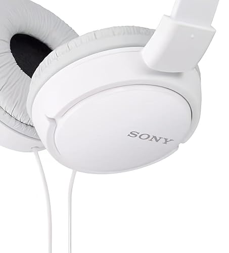 Amazon.com: Sony ZX Series Wired On-Ear Headphones with Mic, White