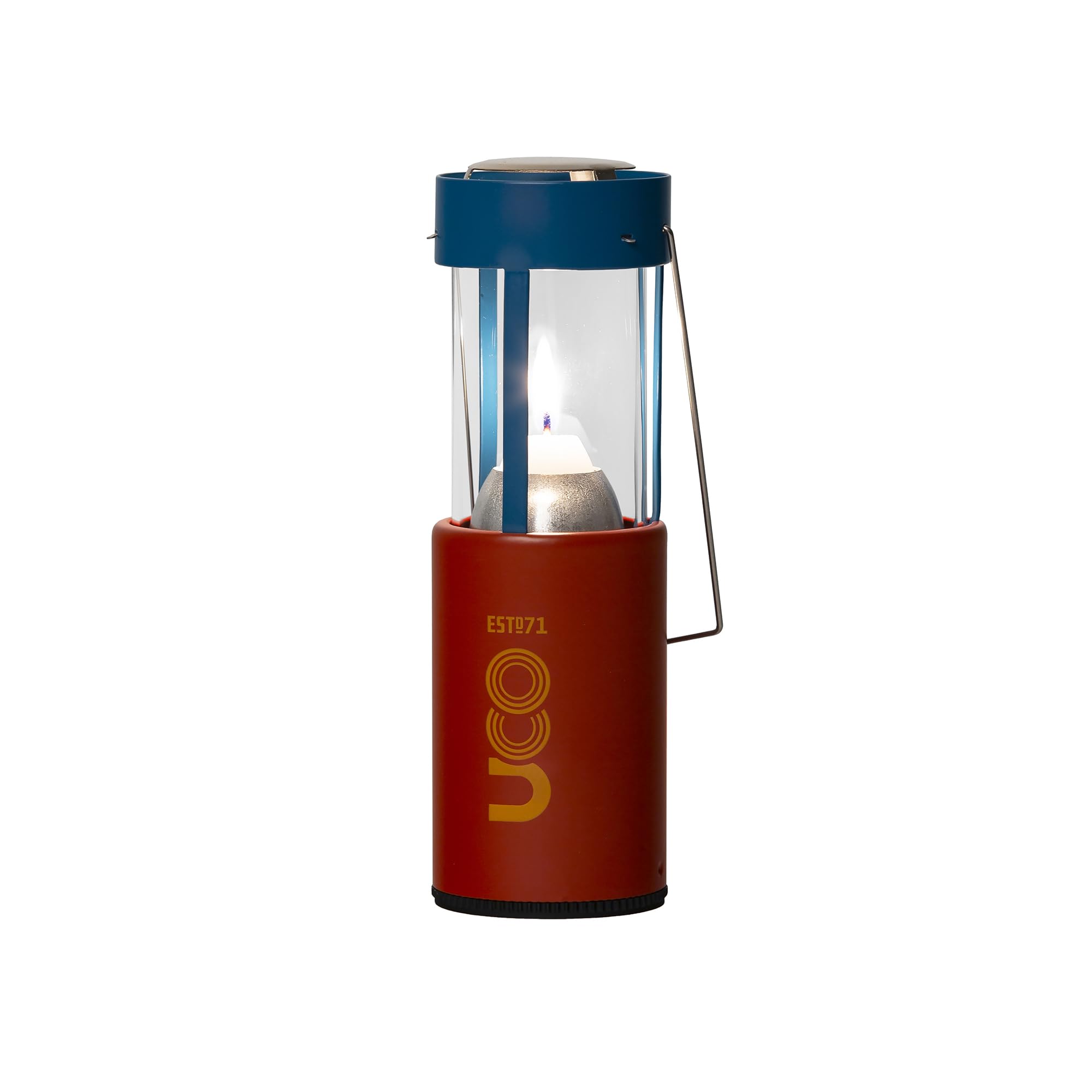 UCO Original Candle Lantern with 1 Long-Burning Emergency Candle, Original Collapsible Candle Lantern for Camping &amp; Emergency Preparedness