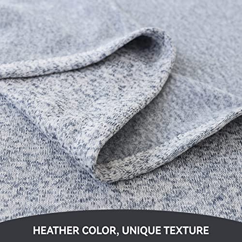 KAWAHOME Sweatshirt Blanket Throw Size for Bed Jersey Knit Lightweight Thin Soft Breathable Summer Blankets for All… - Image 3