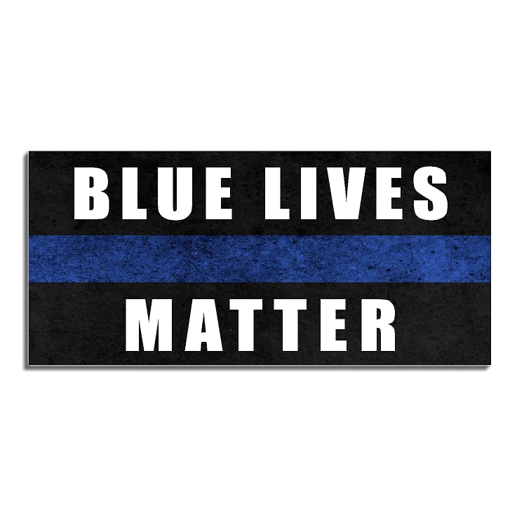 Blue Lives Matter Sticker Vinyl Decal Support Police Cops Officers Brave Heroes (6