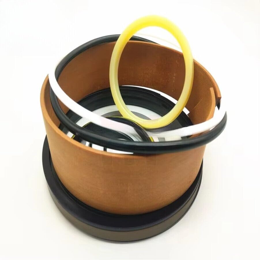 Excavator E320C Stick Cylinder Seal Kit 215-9985 2159985 Compatible with Caterpillar Machinery Parts (2159985)