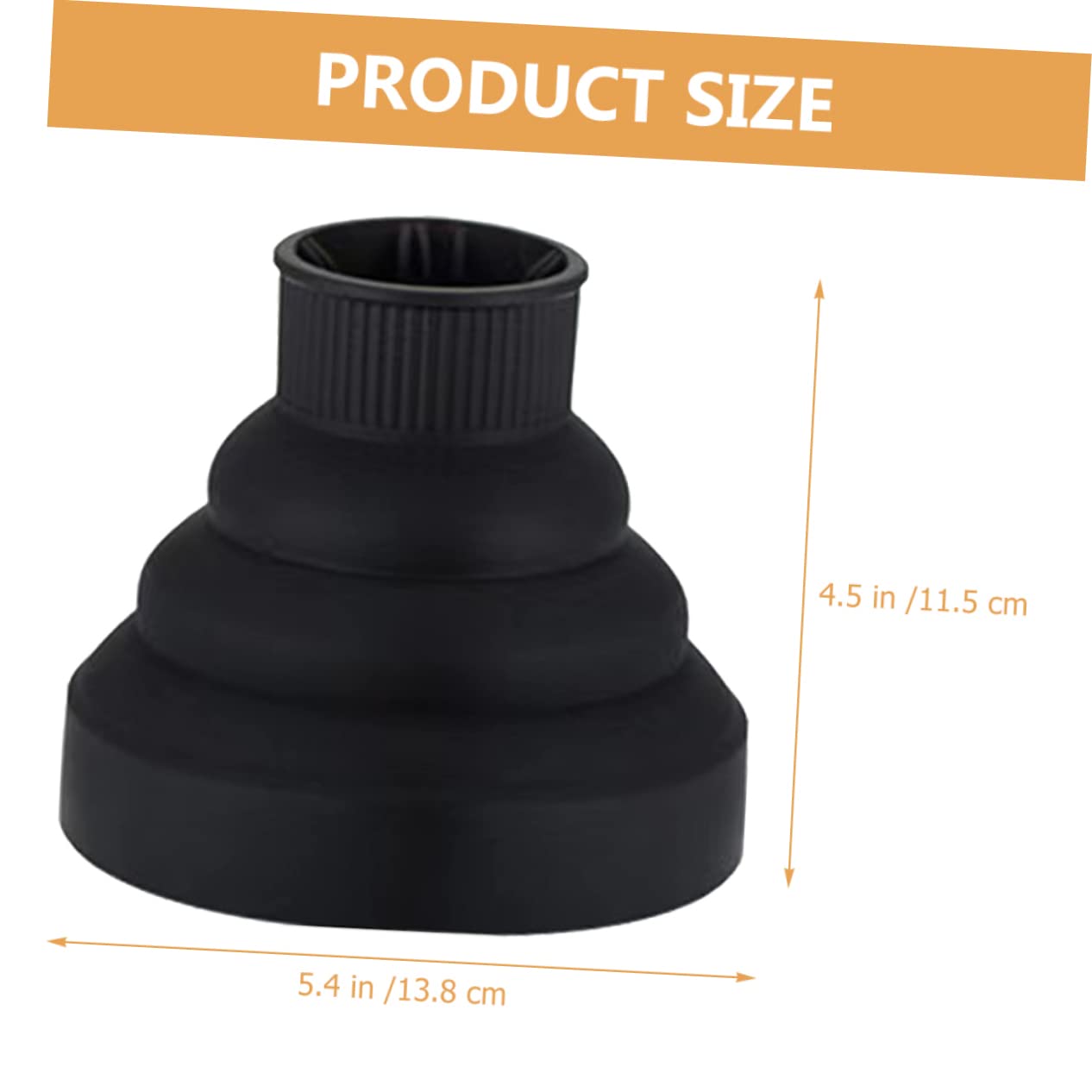 Zerodeko 3pezzi Diffusore Per Asciugacapelli Per Ricci Accessorio Per Asciugatura e Definizione Compatibile Con Phon Da Viaggio e Professionali Design Leggero e Facile Da Usare