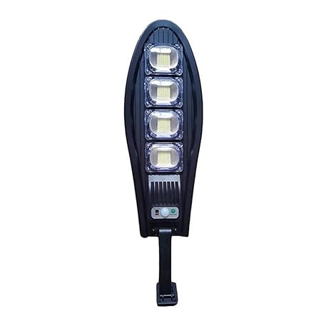 Ubervia Outdoor Light Pole Powerful LED Solar Light 100W Outdoor Solar Lamp Powered Sunlight Waterproof PIR Motion Sensor Street Light Garden Decoration