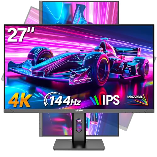Amazon.co.jp: AESNO 27インチ ゲーミング モニター IPS 4K