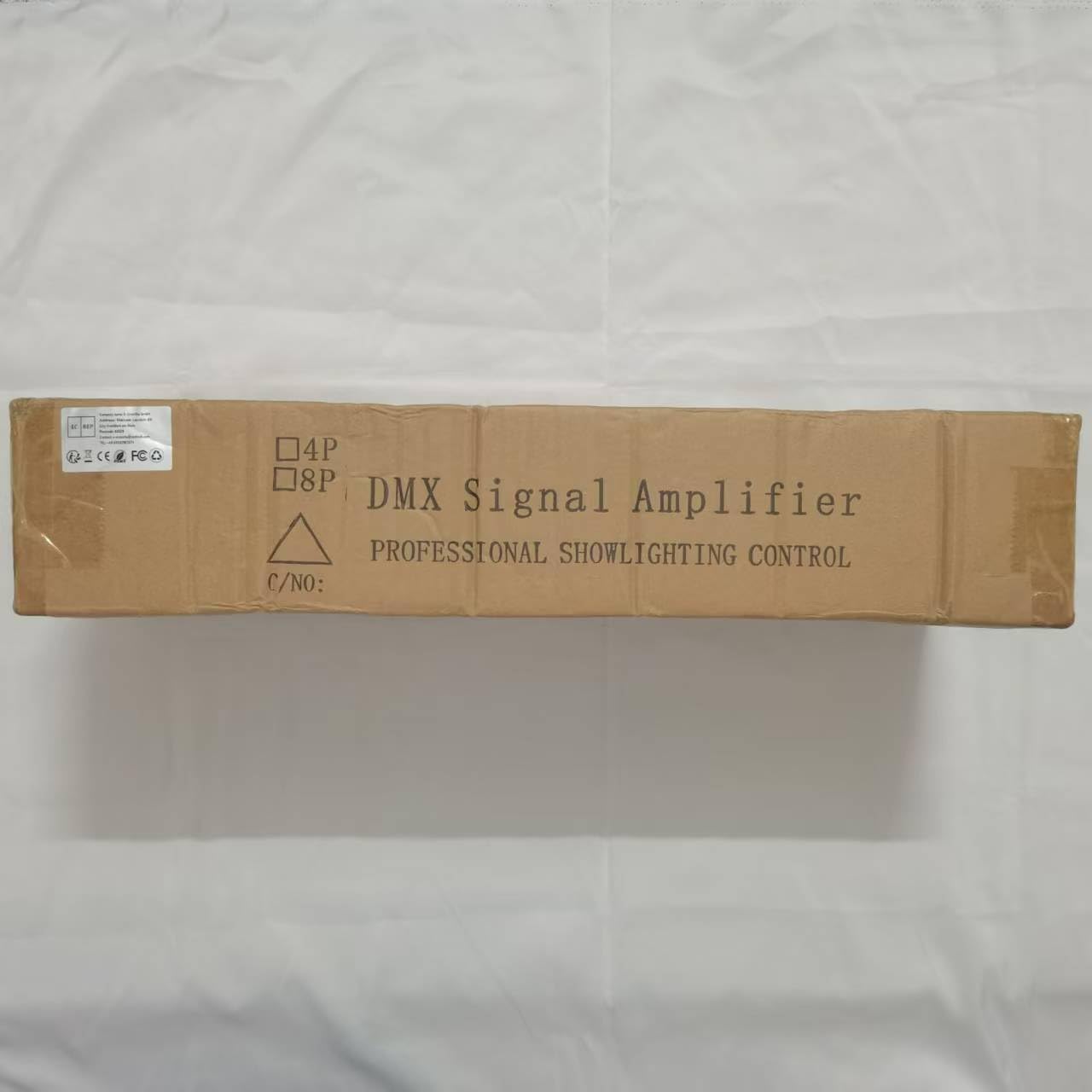 Controller per luci da palcoscenico professionale DMX512 Splitter per amplificatore di segnale luminoso Distributore DMX a 8 vie per apparecchiature da palcoscenico