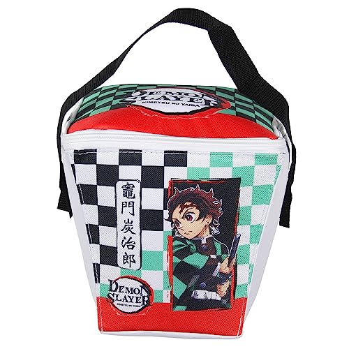 Demon Slayer Tanjiro Kamado Insulated Take Out Lunch Box Bag Tote For Men Women 8'