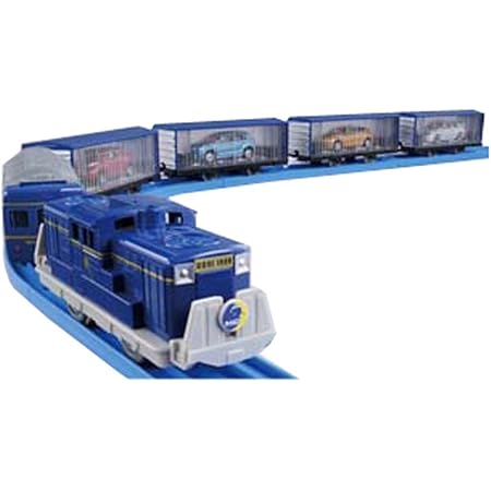 Amazon プラレール いっぱいつなごうトミカ搭載貨車セット 車両 おもちゃ