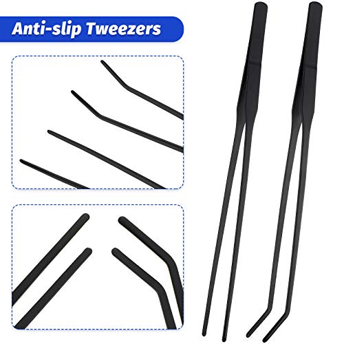 2 Pieces Coral Spot Feeder Tube Long Acrylic Marine Fish Reef Feeding Tool and 2 Pieces Stainless Steel Straight and… - Image 4