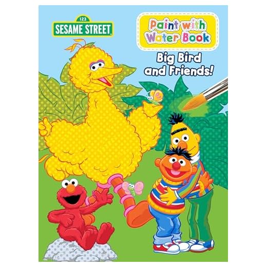 Sesame Street Paint With Water Activity Book - Cookie's Year