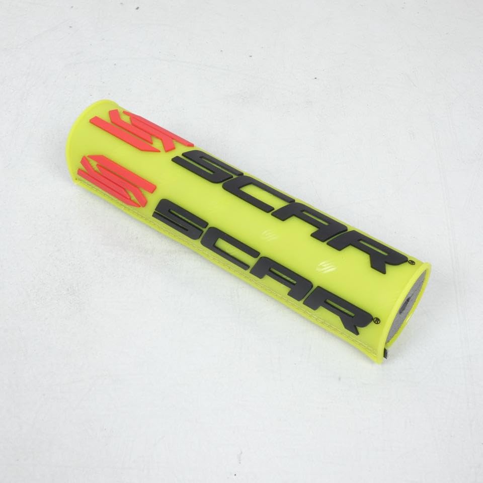 Espuma de manillar 3D amarillo neón 250 mm Scar para moto, Protector de manillar