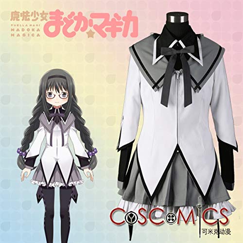 Amazon.co.jp: 魔法少女 まどかマギカ 暁美 ほむら コスプレ 衣装 