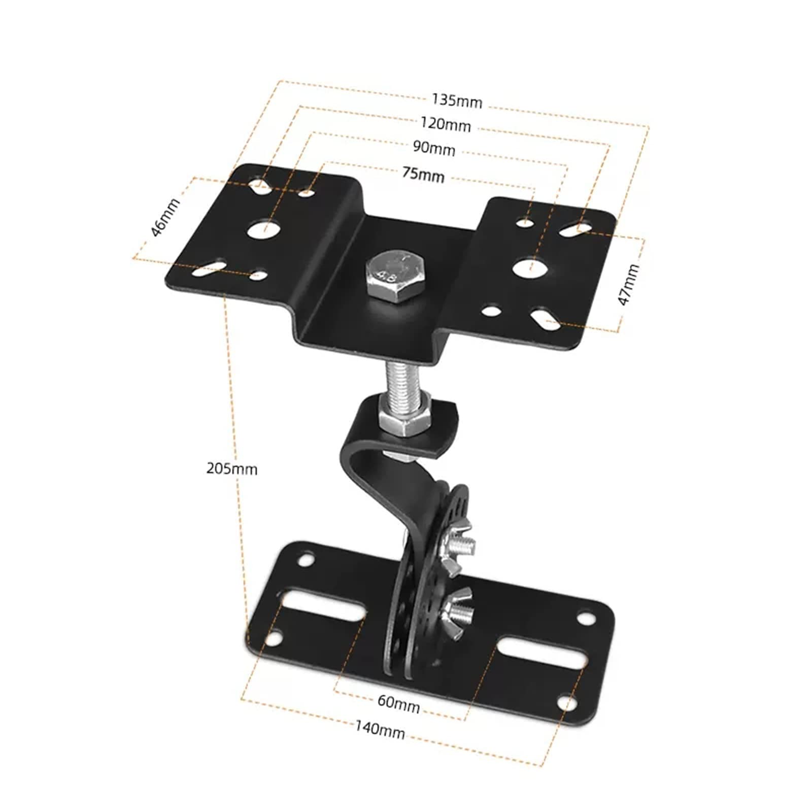 Soporte para Altavoces Caja de sonido Marco de elevación Escenario profesional Caja de sonido engrosada Percha Tornillo Techo Anillo colgante alrededor de KTV Bolsa Soporte de caja Soporte de Universa