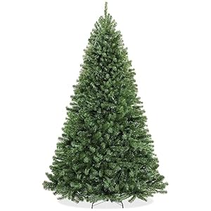 Casafield 6FT Realistic Green Spruce Artificial Holiday Christmas Tree with Sturdy Metal Stand