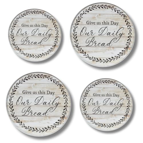 Range Kleen Give Us This Day Set of 4 Round