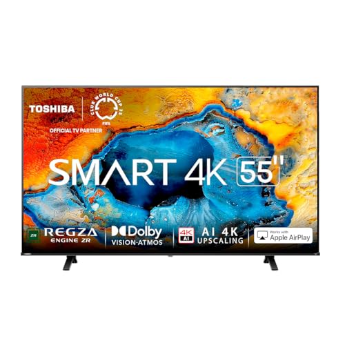 La mejor comparación de pantalla vios 55 4k Top 5. 43 Toshiba Pantalla de 55' 55C350NM 4K Ultra HD Smart LED Fire TV | REGZA Engine ZR | Dolby Vision Atoms | Game Mode | AI Super 4K Upscaling