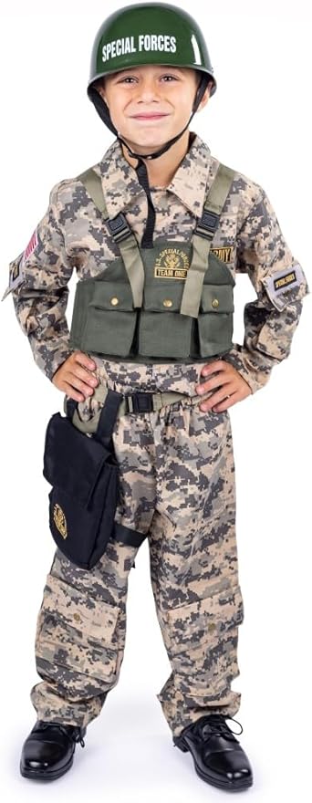 Dress Up America Navy Seal Helm Für Kinder – Robuster Rollenspiel-Helm, One Size