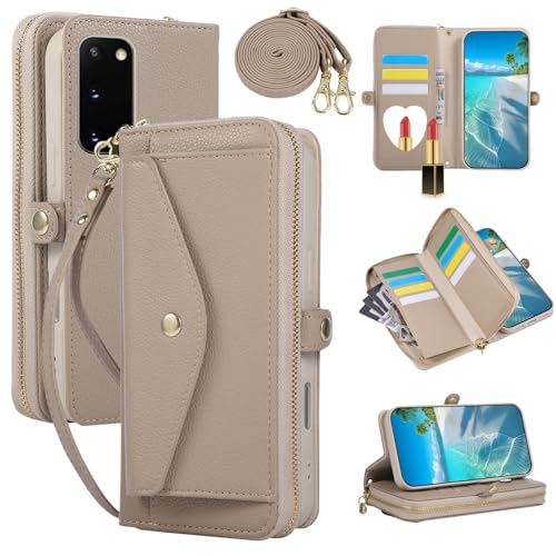 ABADAN �Ƃ̌݊������� Galaxy S20 5G �P�[�X SC-51A SCG01 GalaxyS20�P�[�X �V�����_�[ ���@�\ ���ϋ� �� �n���h�o���h �������U�[ �J�[�h11���t�� �W�b�p�[�o�b�O (���K��C���z���A�R�C���Ȃǎ��[�\) ���z��