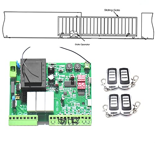 Carte électronique de portail coulissant CA circuit imprimé Kit 2