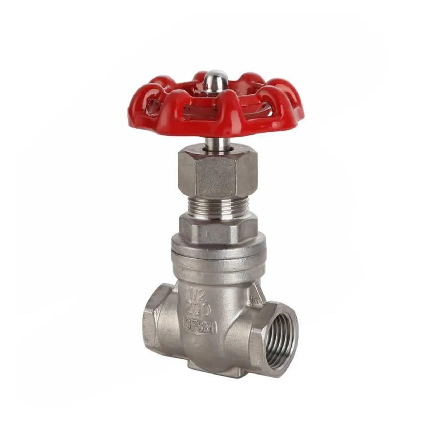 Valvola a saracinesca in acciaio inossidabile SS304 con filettatura femmina da 3/4" DN20 Valvola a saracinesca passante 1,6 MPa