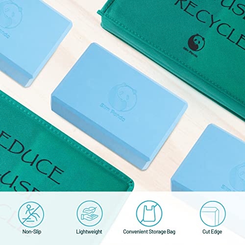 Slim Panda Yoga Blocks Set of 2 & Bag - Image 6