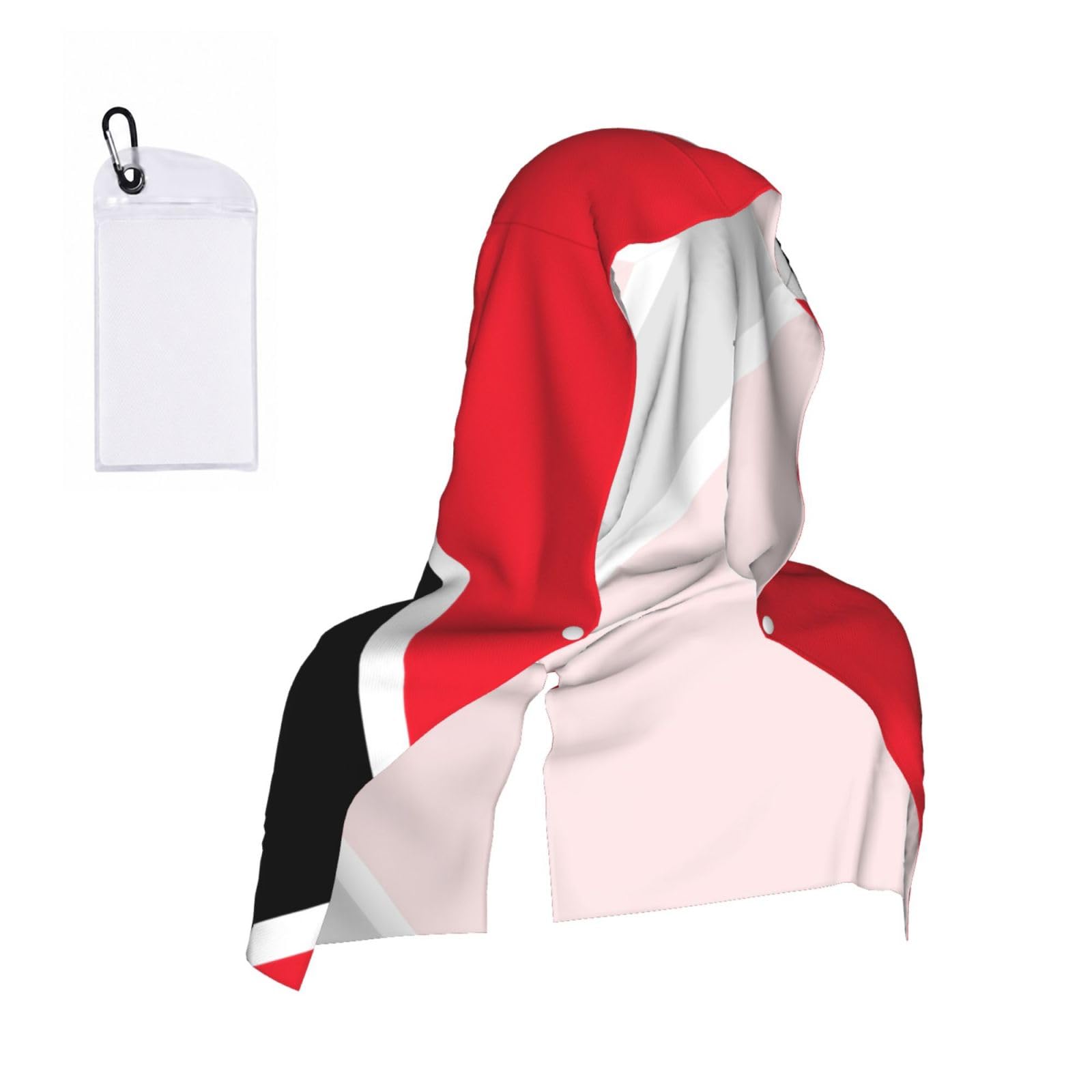 ZQYTGFDC Flag of Trinidad and Tobago Cooling hooded towels are suitable for summer sports, running, outdoor work, and gardening.