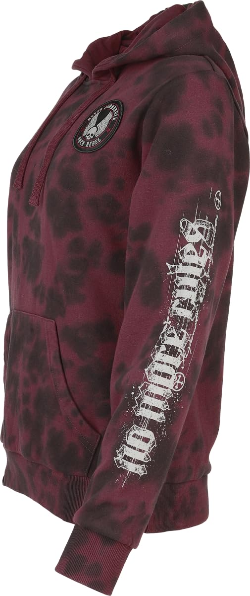 Rock Rebel by EMP Donna Felpa con Cappuccio Original Sinners Kapuzenpullover Rosso