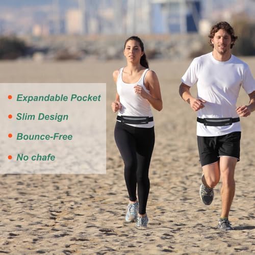 Image of U.LANARO Slim Running Belt Fanny Pack Running Phone Holder Waist Band Pouch