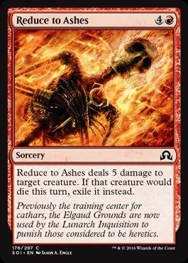 Magic The Gathering - Reduce to Ashes (176/297) - Shadows Over Innistrad
