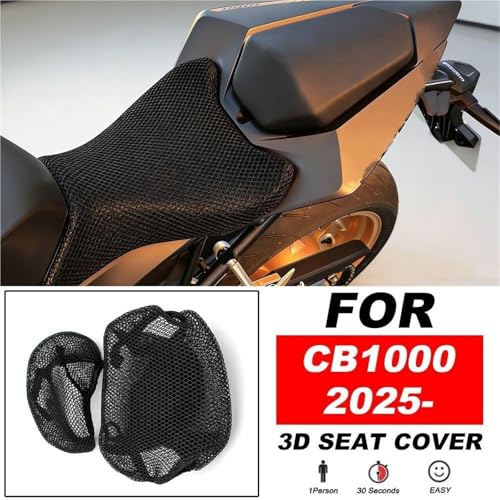 Funda antideslizante de nailon para asiento de motocicleta Honda CB 1000 Hornet 2