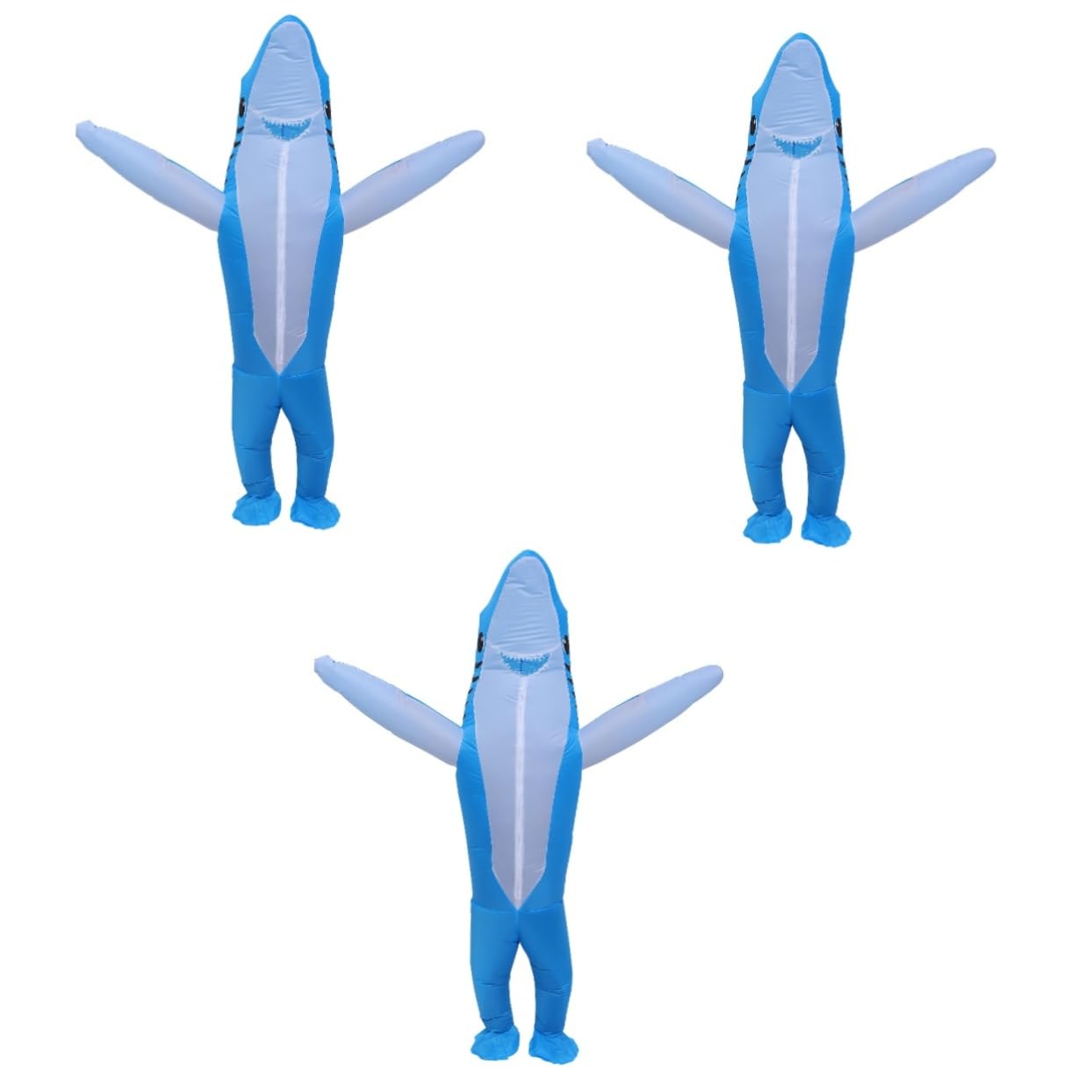 SOIMISS Traje Inflable De Dinosaurio Vestido De Disfraces De Poliéster Volar Disfraces Ropa Inflable Tiburon Disfraz De Fiesta Disfraz De Animal Inflable Disfraces De Animales Limpiar