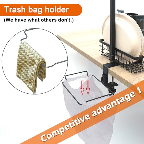Support plancha d'extérieur multifonction avec porte-rouleau - 4