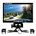 Camecho DC 12V 24V Vehicle Backup Camera System 2 x Rear View Camera Support Night Vision Waterpoof & 7" Monitor with Dual 34ft AV Cables Hardwire for Bus Truck Van Trailer RV Campers