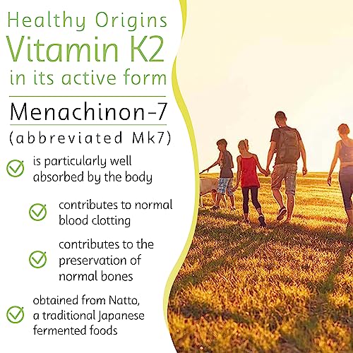 Healthy Origins, Vitamin K2 as MK-7, 100 mcg, 60 Vegetarian Softgels, High Strength, Gluten Free, SOYA Free, Non-GMO - Image 4