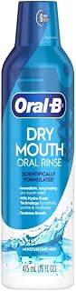 Oral-B Dry Mouth Oral Rinse Mouthwash, Moisturizing Mint, 16 Fl Oz
