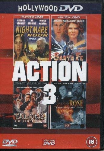 Action 3 Nightmare At Noon y Santa Fe en DVD nuevo ideal para tardes de cine retro en casa