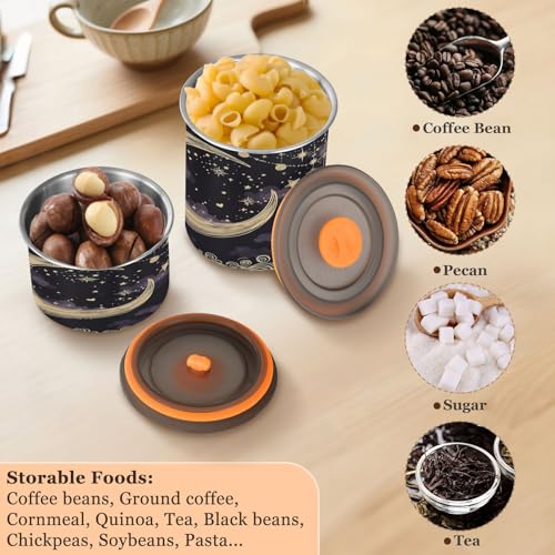 Envase hermético para café de acero inoxidable 17oz miniatura 5