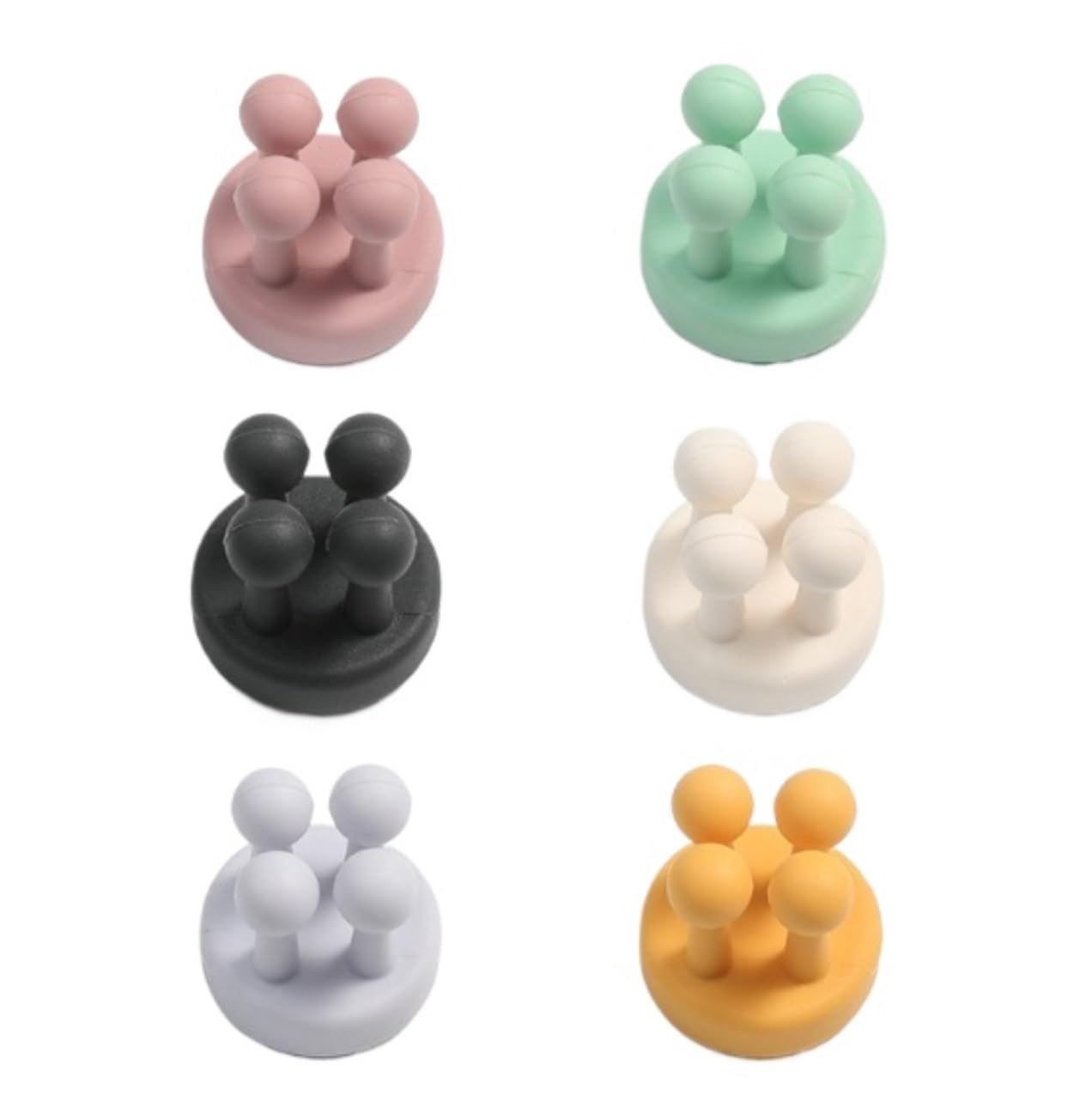 Organizador Cepillos De Dientes Soportes De Silicona For Cepillos Dientes, Gancho Multifunción, Adhesivo Impermeable, Montado En La Pared Accesorios De Baño