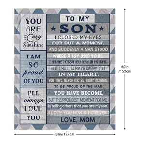 Giftsforgrownsonbestbirthdaygraduationgiftideas60x50throwblankets Urban Country Home Decor Gifts for grown son best birthday graduation gift ideas 60×50 throw blankets urban country home decor