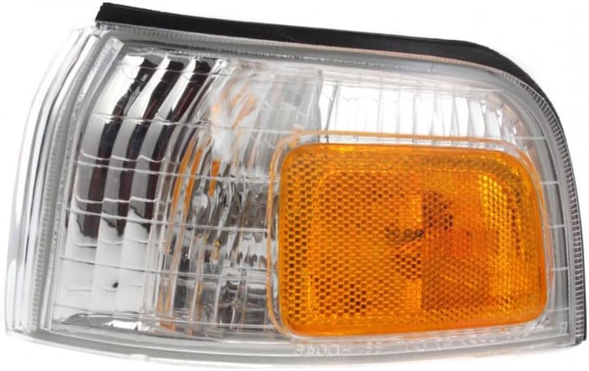 For 1990 1991 Honda Accord Pair Front Park/Signal/Side Marker Lights Driver and Passenger Side Park/marker combination HO2550110 HO2551111 - replaces 34350-SM4-A02 34300-SM4-A02