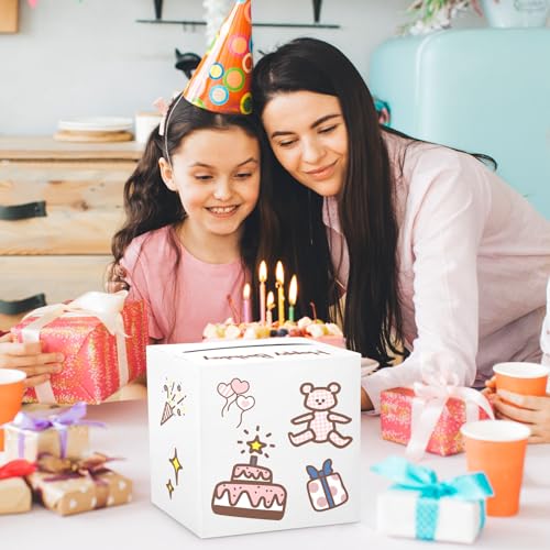 image for Hooqict White Card Box with Slot 9.1