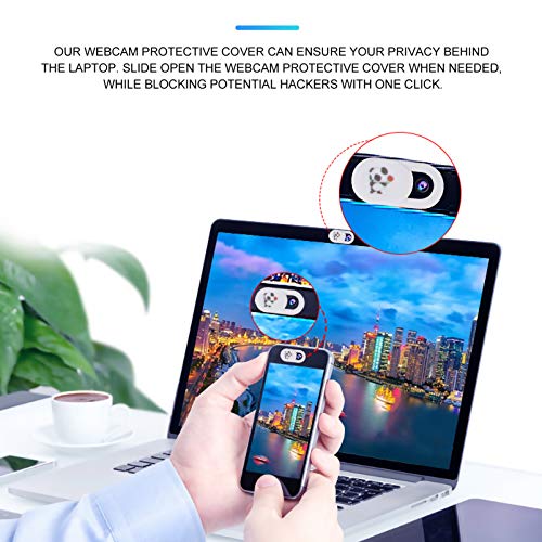 Beaupretty 12Pcs Tampa Slide Bonito Tampa Da Câmera Web Webcam para Computador Portátil Smartphones