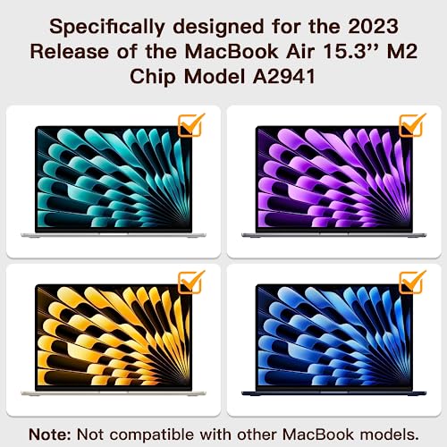 Image of Saco MacBook Air 15 Inch Screen Protector, Eye Protection Anti-Glare Matte Film /Anti Scratch Laptop Screen Protector for 2025 2024 2023 15.3 Inch MacBook Air M4 A3241 M3 A3114 M2 A2941