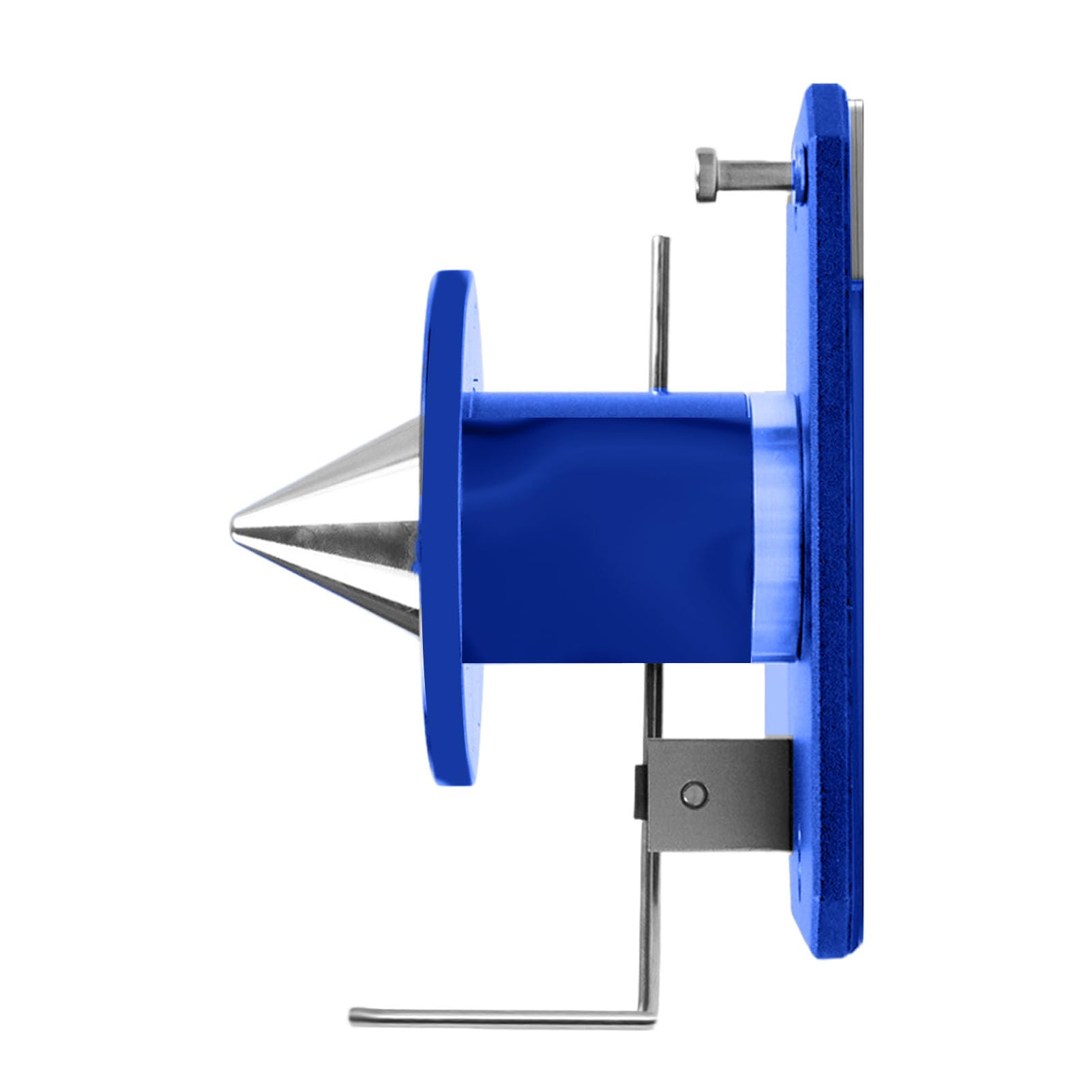 FTVOGUE Bilanciatore della Lama del Tosaerba, Bilanciatore Magnetico a Parete in Acciaio Legato, Strumento di Allineamento del Foro Centrale Regolabile 339075B, Configurazione in 3 Pezzi per (Blue)