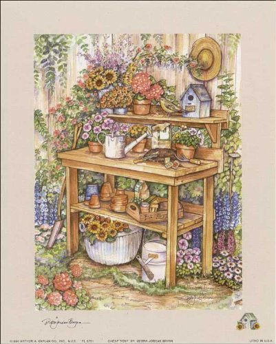 Gardening II Paper Tole 3D Decoupage Craft Kit size 8x10 inches