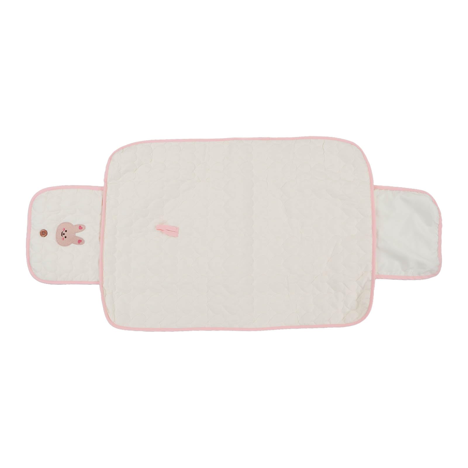 Baby Changing Mat, Baby Portable Changing Diaper Pad Foldable Travel Diaper Changing Mat for Newborn (Rabbit)